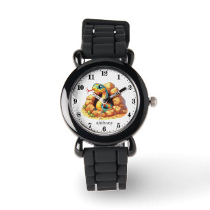 Cool boys snake lovers voeg naam toe horloge