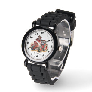 Cool boys tractor naam toevoegen horloge