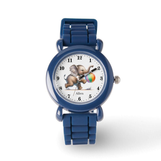 Cool boys voeg naam olifant Watch toe Horloge (Voorkant)