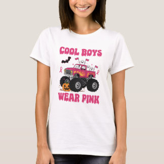 Cool Boys Wear Pink Monster Truck Tee T-shirt