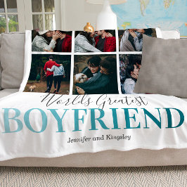 Cool Boyvriend Gift | De grootste foto van werelde Fleece Deken