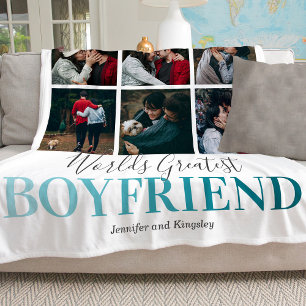 Cool Boyvriend Gift De grootste foto van werelde Fleece Deken