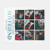 Cool Boyvriend Gift | De grootste foto van werelde Fleece Deken (Voorkant (Horizontaal))