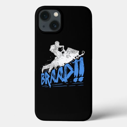 Cool Braap Snowmobile Snowrider Case-Mate iPhone Case (Achterkant)