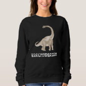 Cool Brachiosaurus Dinosaur Dino Saurus Reptile He Trui (Voorkant)