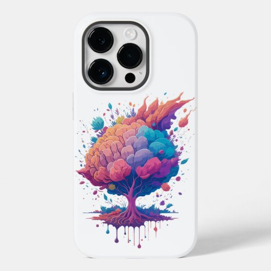 Cool Brain Design Case-Mate iPhone Case (Achterkant)