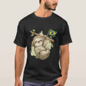 Cool Brazilian Sloth Costume For Boys And Girls  T-shirt (Voorkant)