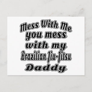 Cool Brazililian Jiu-Jitsu Design Briefkaart