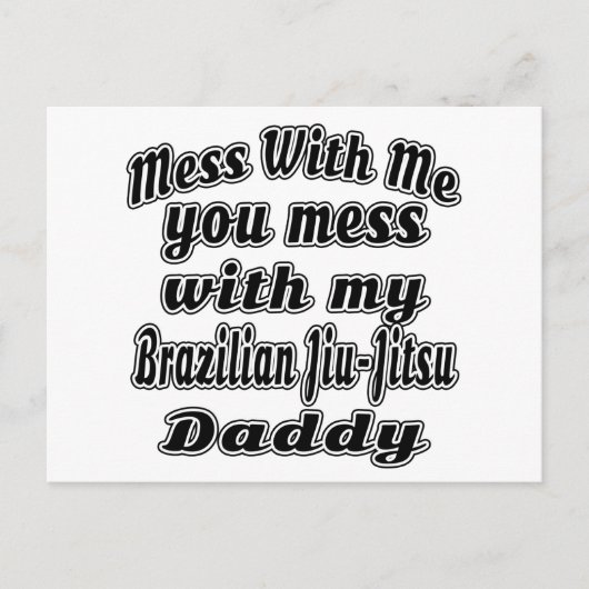 Cool Brazililian Jiu-Jitsu Design Briefkaart (Voorkant)