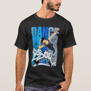 Cool Break Dancing van Boy Dance Break Dance Hip H T-shirt