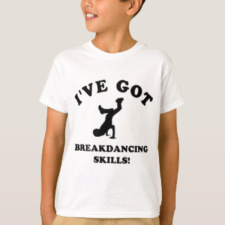 Cool breakdance vaardigheden t-shirt