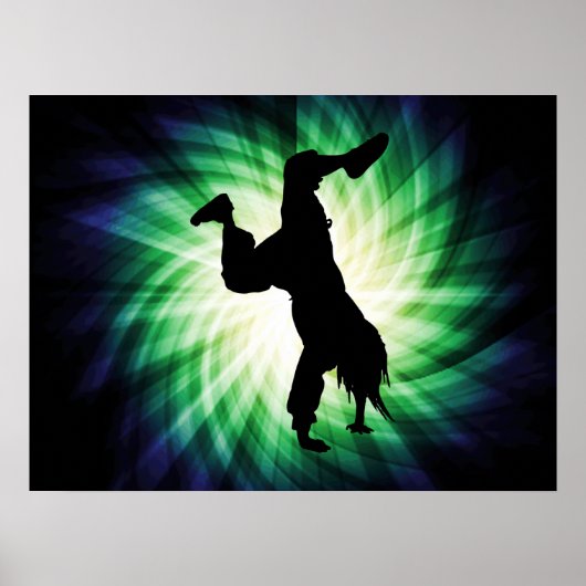 Cool Breakdancer Poster (Voorkant)