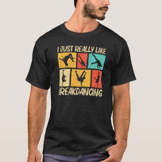 Cool Breakdancing Voor Mannen Vrouwen Hip Hop Dans T-shirt