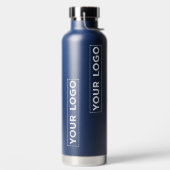 Cool breed logo patroon Navy Blue Waterfles (Links)