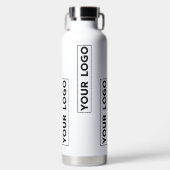 Cool breed logo patroon wit waterfles (Voorkant)