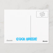 Cool Breeze Briefkaart (Achterkant)