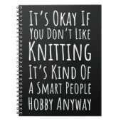 Cool breien geschenken voor breiers Grappig Humor  Notitieboek (Voorkant)