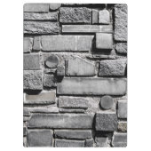 Cool Brick Wall Patroon Klembord (Achterkant)