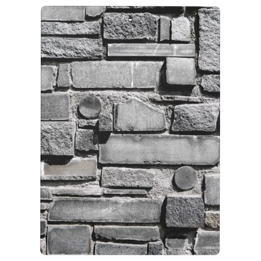 Cool Brick Wall Patroon Klembord (Achterkant)