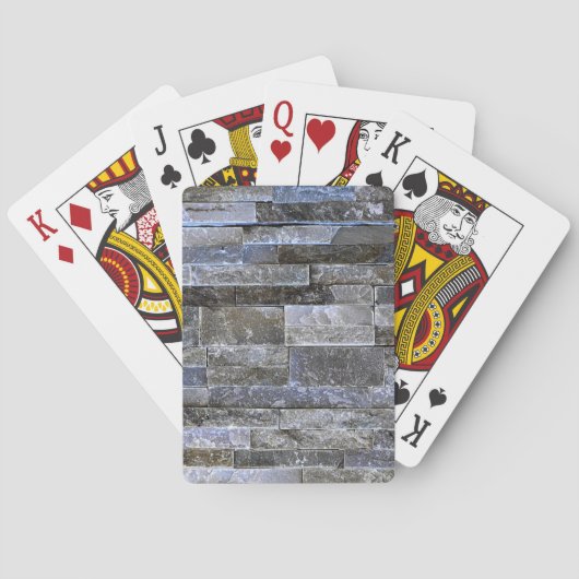 Cool Brick Wall textuur Pokerkaarten (Achterkant)