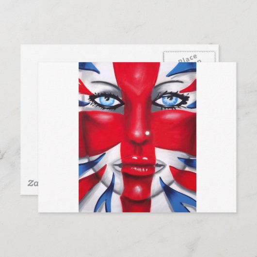 Cool Britannia Briefkaart (Voorkant / Achterkant)