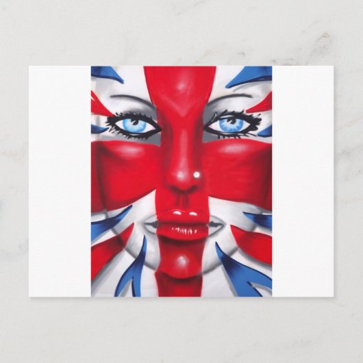 Cool Britannia Briefkaart (Voorkant)