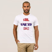 Cool British Dad in Large III T-shirt (Voorkant volledig)