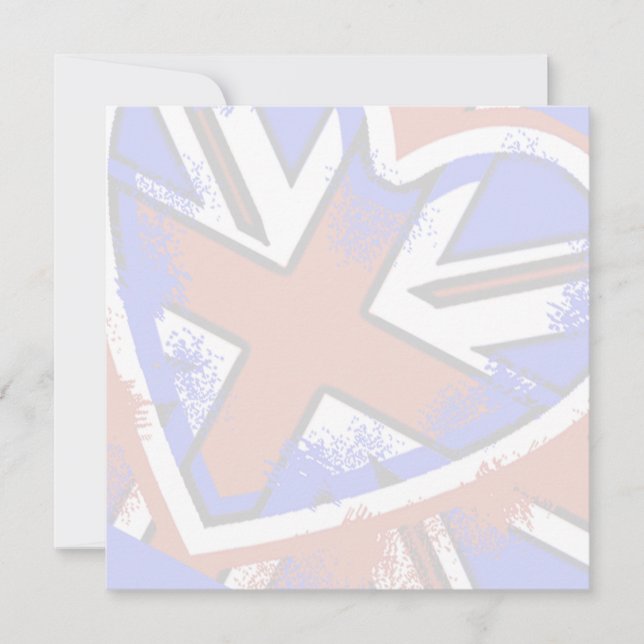 Cool British Flag Heart Design (Voorkant)