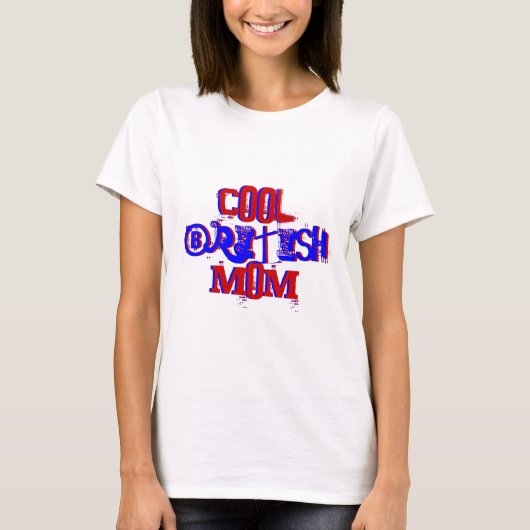 Cool British Mam niet beschikbaar II T-shirt (Voorkant)