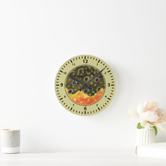 Cool Brook Trout Vist Ronde Klok (Huis)