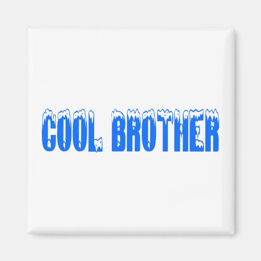 Cool Brother (Blu) Magneet (Voorkant)
