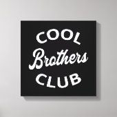 Cool Brothers Club I Canvas Afdruk (Voorkant)