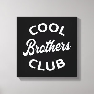 Cool Brothers Club I Canvas Afdruk