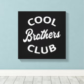 Cool Brothers Club I Canvas Afdruk (Insitu (Houten vloer))
