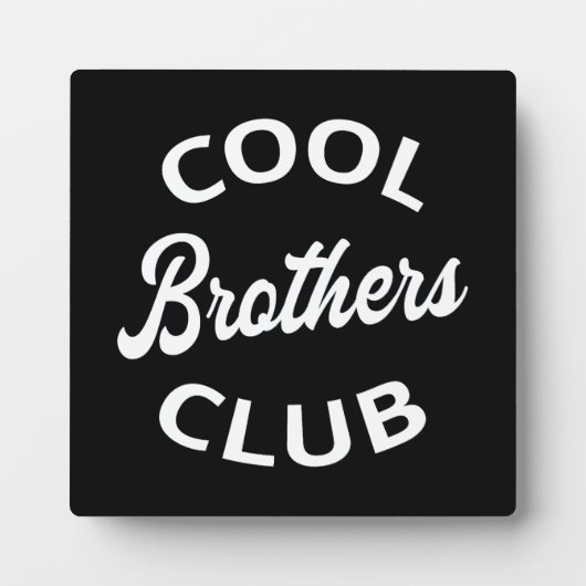 Cool Brothers Club I Fotoplaat (Voorkant)