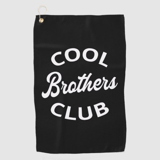 Cool Brothers Club I Golfhanddoek (Voorkant)