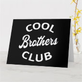 Cool Brothers Club I Kaart (Gele Bloem)