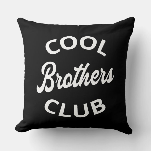 Cool Brothers Club I Kussen (Voorkant)
