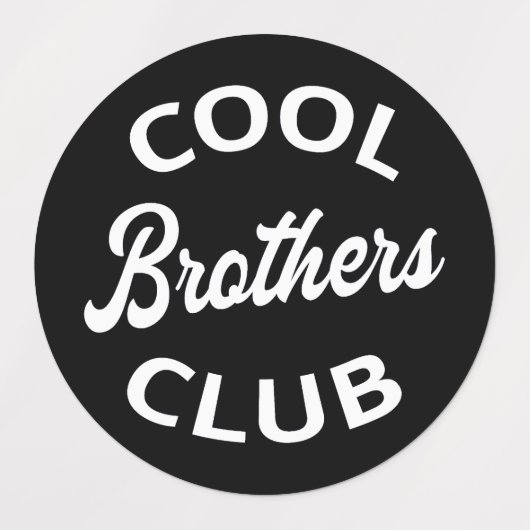 Cool Brothers Club I Labels (Design 2)