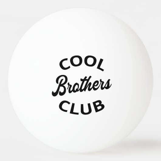 Cool Brothers Club I Pingpongbal (Voorkant)