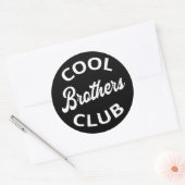 Cool Brothers Club I Ronde Sticker (Envelop)