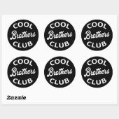 Cool Brothers Club I Ronde Sticker (Vel)