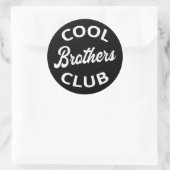 Cool Brothers Club I Ronde Sticker (Tas)