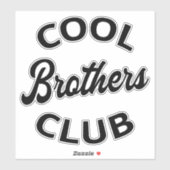 Cool Brothers Club I Sticker (Vel)