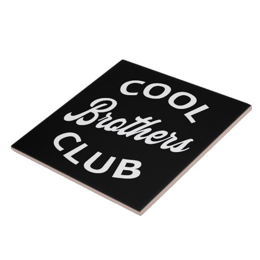 Cool Brothers Club I Tegeltje (Zijkant)