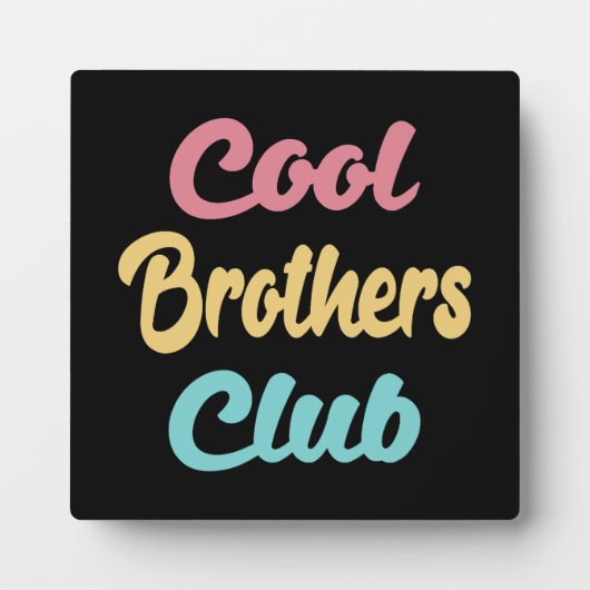 Cool Brothers Club II Fotoplaat (Voorkant)