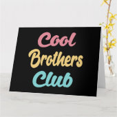 Cool Brothers Club II Kaart (Gele Bloem)