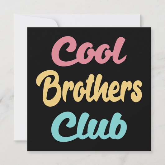 Cool Brothers Club II Kaart (Voorkant)
