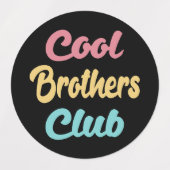 Cool Brothers Club II Labels (Design 2)