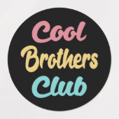 Cool Brothers Club II Labels (Design 1)